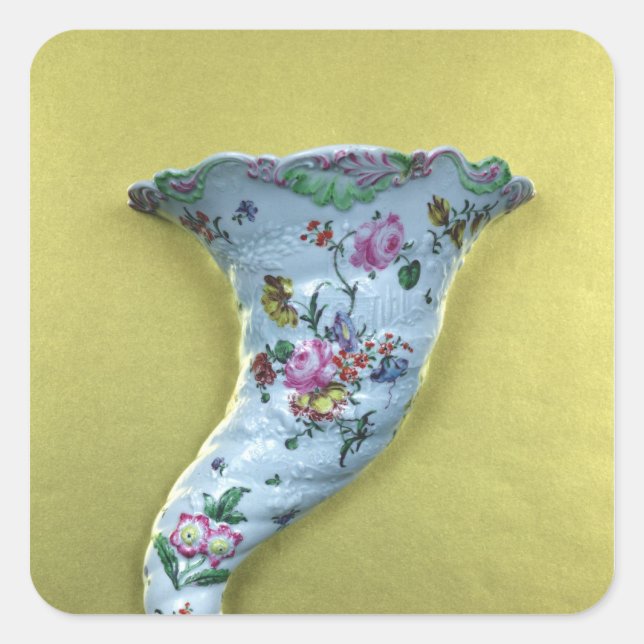 Cornucopia-Wandtasche, c.1760 Quadratischer Aufkleber (Vorderseite)