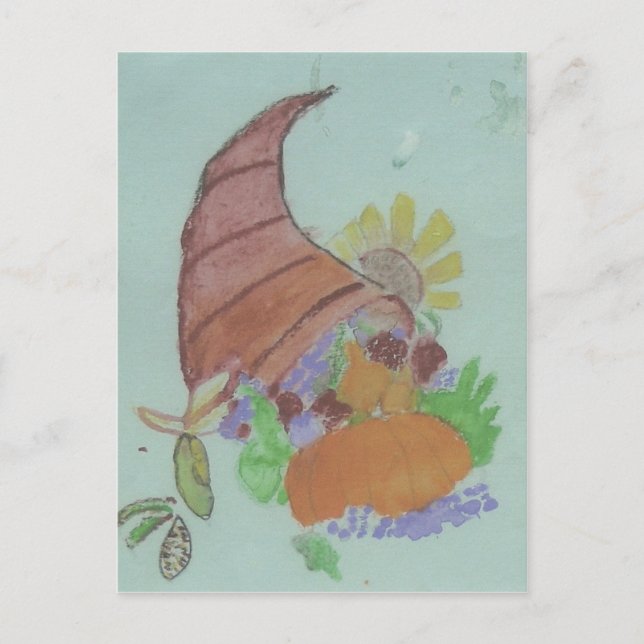 Cornucopie Postkarte (Vorderseite)