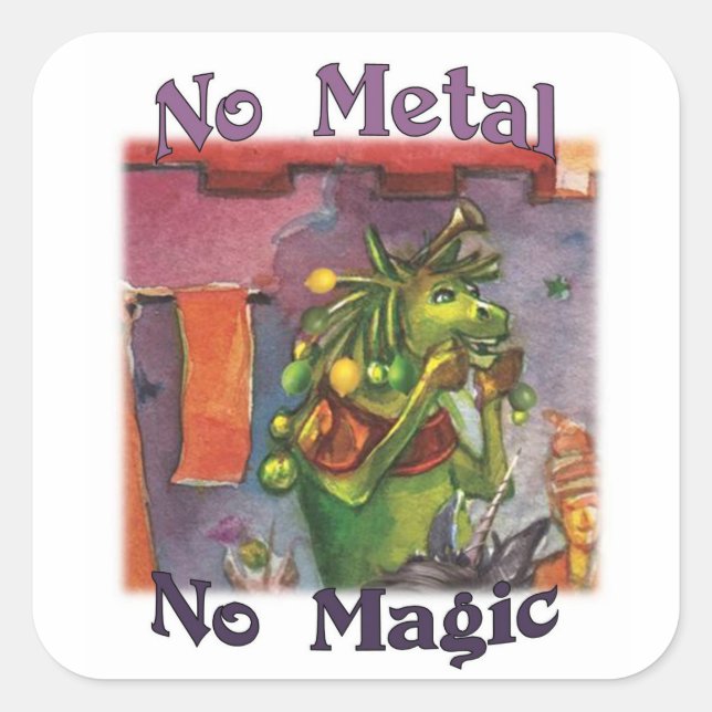 Cornum No Metal No Magic Stickers (Vorderseite)