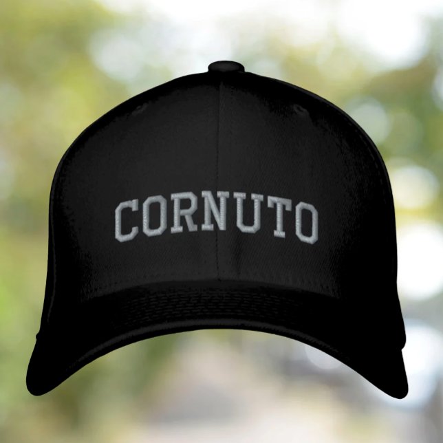 Cornuto bestickte Cap: Fun Italian Gift for Men Baseballkappe (Von Creator hochgeladen)
