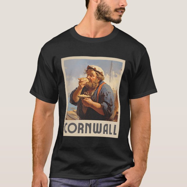 Cornwall Cornish Eating Pasty Cornwall T-Shirt (Vorderseite)