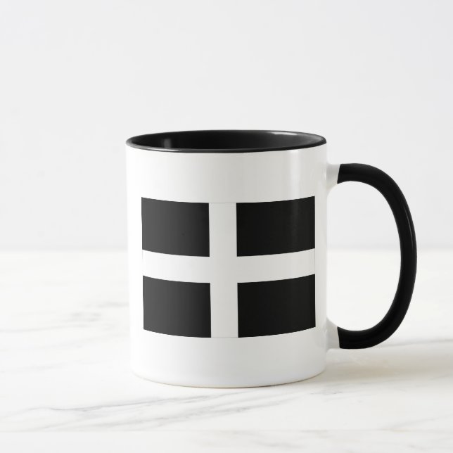 Cornwall - Cornish Flag / St. Piran's Tasse (Rechts)