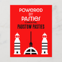 Cornwall Cornish Pasties English Food Flyer