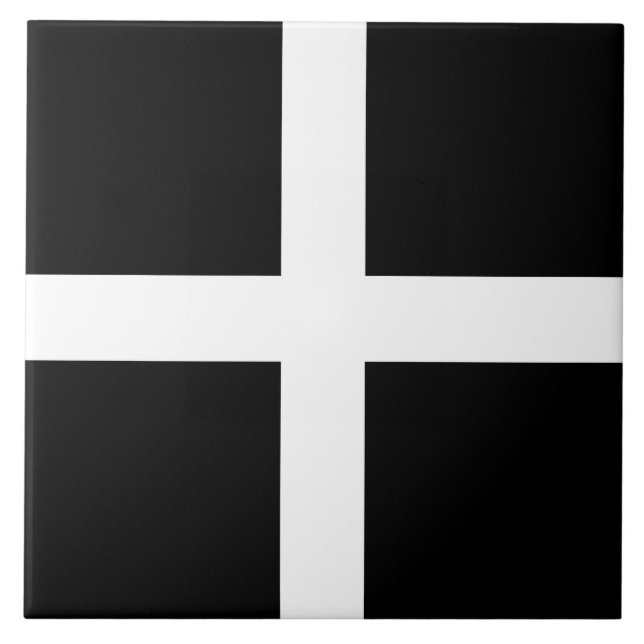 Cornwall (Cornwall) (Landkreis von England, Verein Fliese (Vorderseite)