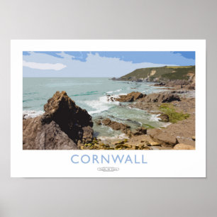 Cornwall-Eisenbahn-Plakat Poster