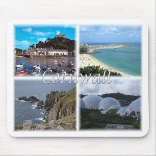 Cornwall England Land's End St. Ives Eden Project Mousepad