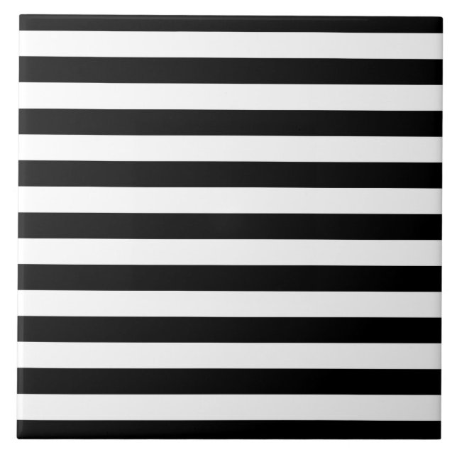 Cornwall flag stripes black white line pattern sym fliese (Vorderseite)