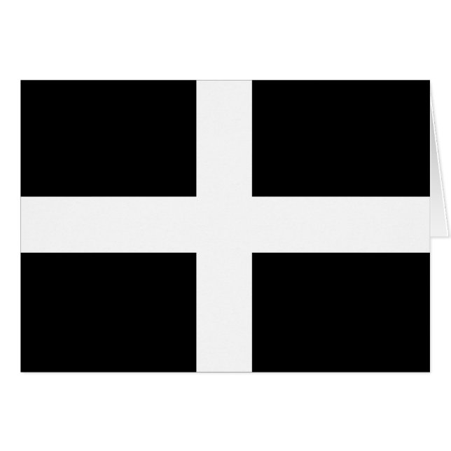Cornwall-Flagge (Vorderseite (Horizontal))