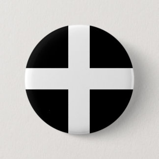 Cornwall-Flagge Button