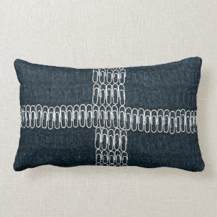 Cornwall-Flagge der Papierklammern Lendenkissen