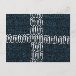 Cornwall-Flagge für Paperclips Postkarte