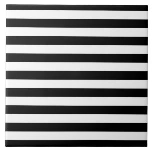 Cornwall-Flagge Streifen schwarz weiß Linie Muster Fliese