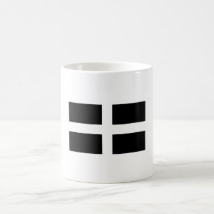 Cornwall-Flagge von Saint-Pirans Kaffeetasse