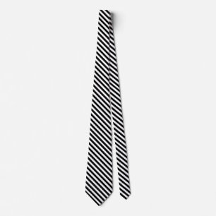 Cornwall-Flaggenstreifen Schwarz-Weiß-Linienmuster Krawatte