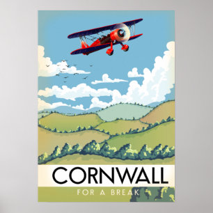 Cornwall für eine Pause Poster