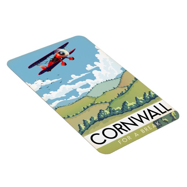 Cornwall für einen Urlaub Magnet (Rechte Seite)