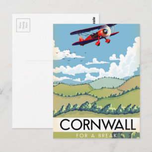 Cornwall für einen Urlaub Postkarte