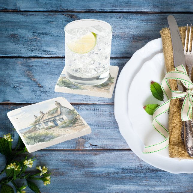 Cornwall Hütte Steinuntersetzer (Von Creator hochgeladen)