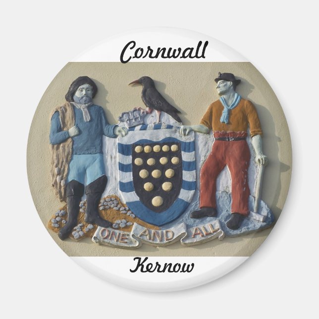 Cornwall Kernow Kühlschrankmagnet Arms Magnet (Vorne)