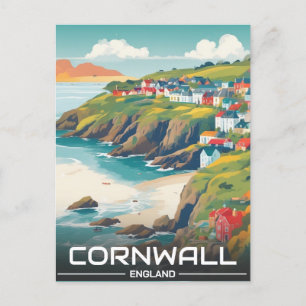 Cornwall Landkreis England Cornwall Küste Feiertagspostkarte