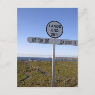 Cornwall Lands End Postkarte