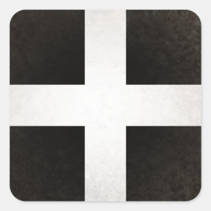Cornwall Quadratischer Aufkleber