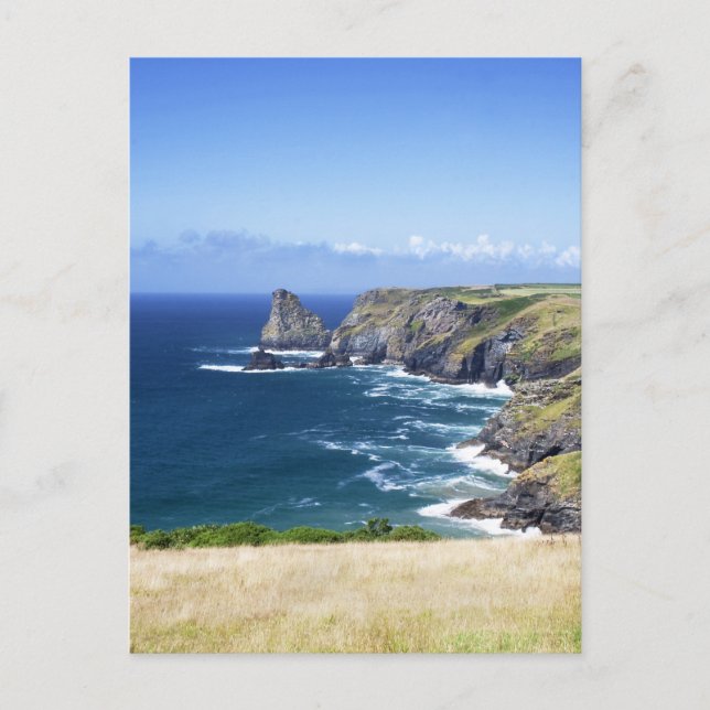 Cornwall - Untere Cove Postkarte (Vorderseite)