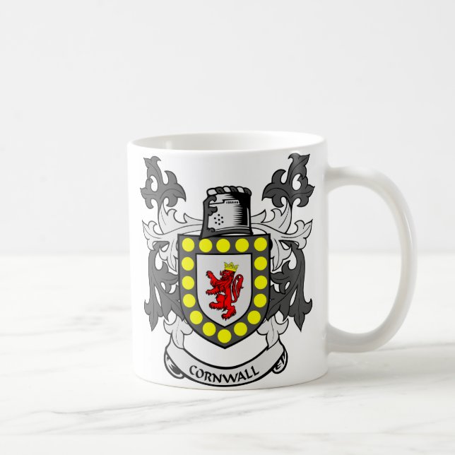 CORNWALL-Wappen Tasse (Rechts)