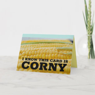 CORNY CORN AUF DEN COB-GEBURTSTAGSKARTEN KARTE
