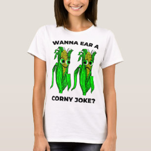 Corny Joke Meme Ear Mais Pun Graphic T-Shirt