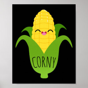 Corny Niedlich Mais auf Cob Feinschmecker Art Prin Poster