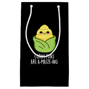 Corny Puns sind ein Mais feines Maispun Dark BG Kleine Geschenktüte