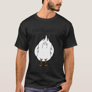 Corny Vater Joke Guess W Chicken Hintern T-Shirt