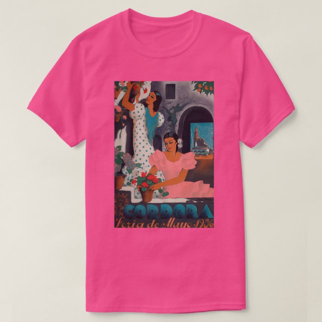Corodoba 1936 Reiseplakat T-Shirt (Design vorne)