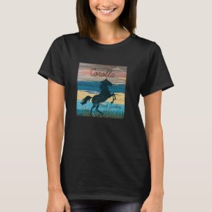 Corolla NC Äußere Banken Wilde Pferde Wasserküste T-Shirt
