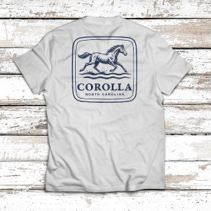 Corolla North Carolina Wildpferd läuft durch T-Shirt