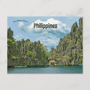 Coron Island Philippinen Postkarte