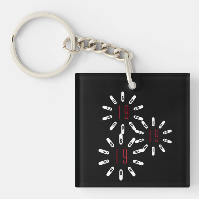 CORONA 19 HOAX Keychain Schlüsselanhänger (Vorderseite)