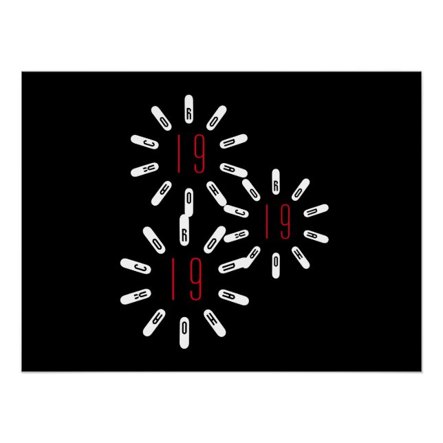 CORONA 19 HOAX Poster (Vorderseite)