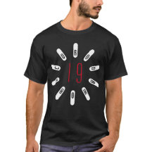 CORONA 19 HOAX T-Shirt weiße Buchstaben