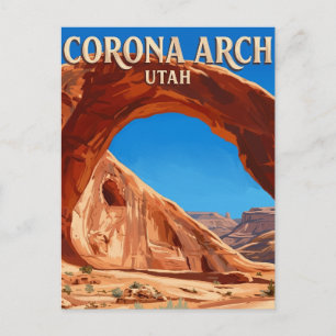 Corona Arch Moab Utah Postkarte