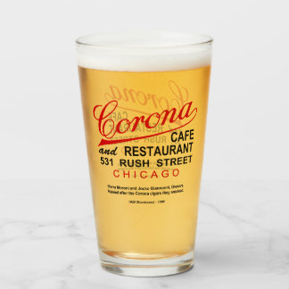 Corona Café and Restaurant, Chicago, IL Glas