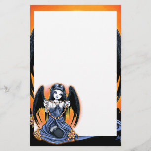 Corona-Gotik-Kristall-Engel-Kunstgeschichte Briefpapier