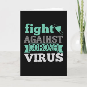 Corona - Kampf gegen das Corona-Virus Karte