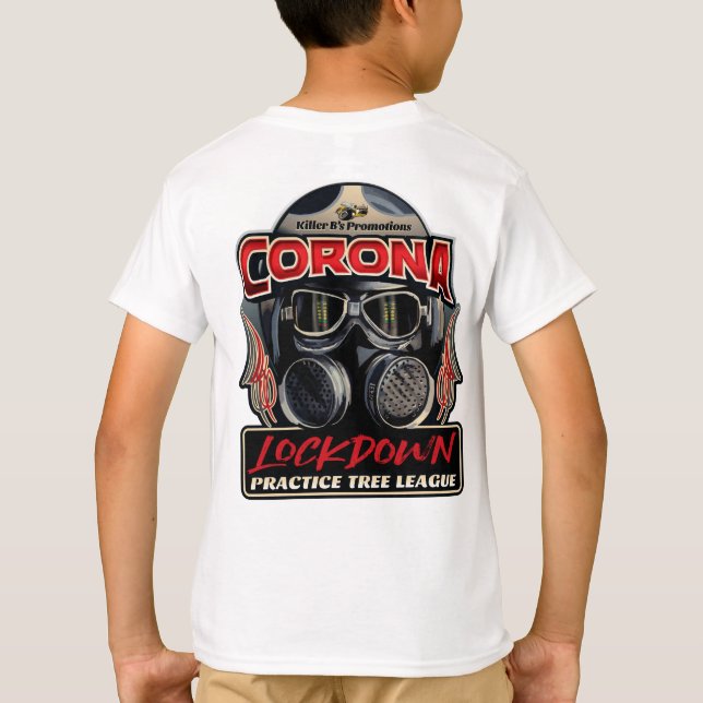 Corona Lockdown Kids T-Shirt (Rückseite)