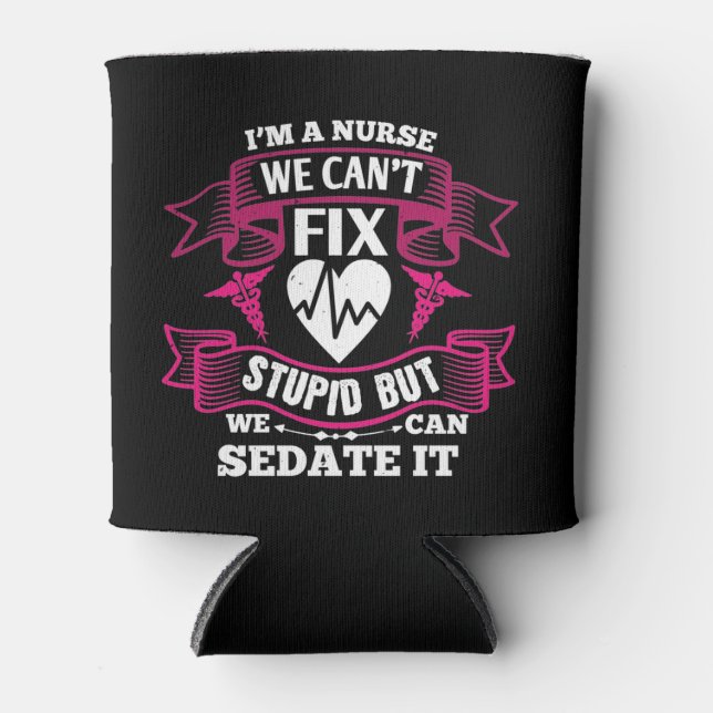 Corona Nurses - Amerikas Krankenschwestern Dosenkühler (Vorderseite)