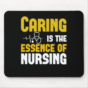 Corona Nurses - Gekümmert ist das Wesentliche Mousepad
