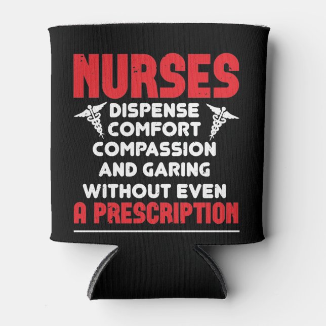 Corona Nurses - Komfort von Gerichten Dosenkühler (Vorderseite)