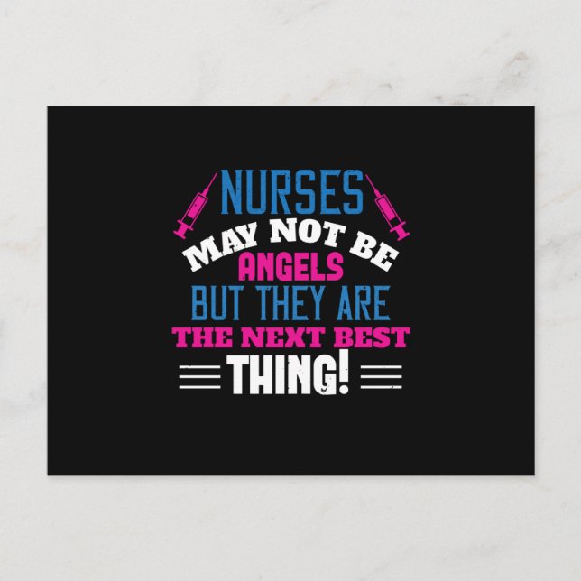 Corona Nurses - Krankenschwestern dürfen nicht Eng Postkarte (Vorderseite)