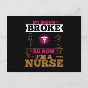 Corona Nurses - Mein Broom Broke Postkarte